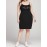 Plus Size Heart Print Cami Dress, Casual Sleeveless Crew Neck Above Knee Dress For Spring & Summer, Women's Plus Size Clothing