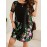 Plus Size Floral Print Dress - Flowy & Feminine with Mesh Detailing - Short Sleeve, Loose Fit for Spring & Summer - Perfect Casual Wear for Trendsetting Women