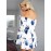 Plus Size Floral Print Off Shoulder Dress - Relaxed Casual Long Sleeve Lace Up Design - Perfect for Spring & Summer, Womens Plus Size Clothing Essential