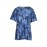 Plus Size Tie Dye Print T-Shirt, Casual V Neck Short Sleeve T-Shirt, Women's Plus Size Clothing