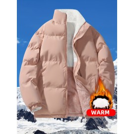 Reversible Chic Plus Size Women's Jacket - Casual Long Sleeve, Zip-Up Outerwear with Pockets for Fall & Winter