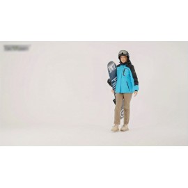 Large-size Women's Waterproof Soft-shell Ski Jacket with Fleece Lining, Hooded, Multiple Pockets, Warm, Comfortable, Bright Colors, Plus-size Coat for Outdoor Sports, Snowsports, Snowboarding, Hiking, Mountaineering, Camping, Daily Casual Work