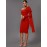 Women's Fashion Sexy Temperament Elegant Tight One Shoulder Long Sleeve Mid-Length Bandage Dress Party Cocktail Evening Dress